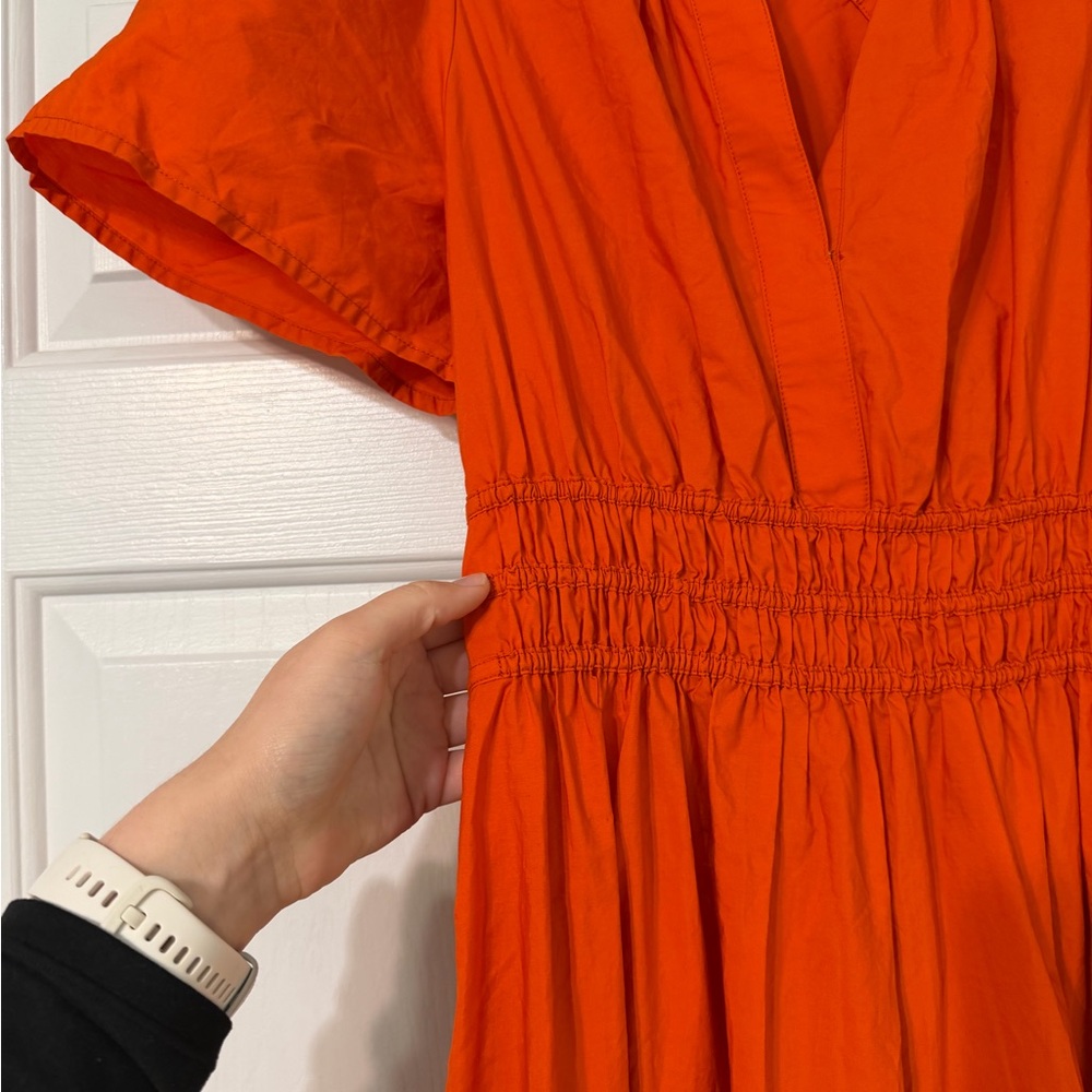 Anthropologie The Somerset Orange Maxi Dress - Picture 7 of 8